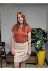 TRIBAL AUDREY PULL ON PRINTED SKORT