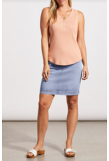 TRIBAL HENLEY TANK TOP w/BUTTON DETAIL