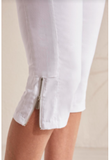 TRIBAL FLATTEN IT PULL ON CAPRI w/ZIPPER DETAIL