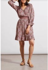 TRIBAL EMBROIDERED SMOCKED DRESS