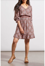 TRIBAL EMBROIDERED SMOCKED DRESS