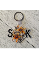 SASK DIAMOND KEYCHAIN