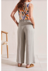 TRIBAL SLVLESS TOP W/ DOUBLE FRILL