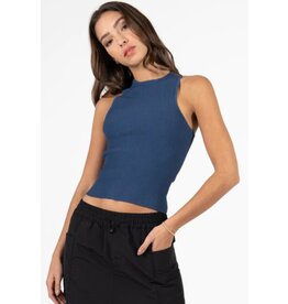 C'EST MOI OTTOMAN RIB HIGH NECK TANK