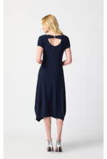 JOSEPH RIBKOFF NAVY SILKY COCOON DRESS