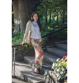 COTTON DENIM BEIGE STRETCH JACKET