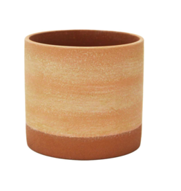 TERRACOTA COLORED CERAMIC PLANTER