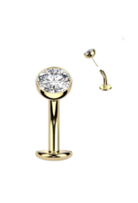 BELLY RING - TITANIUM - THREADLESS FLOATING