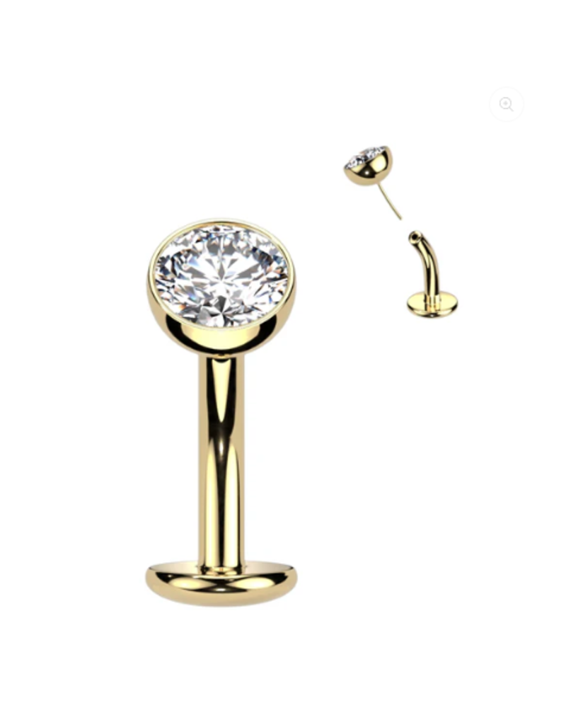BELLY RING - TITANIUM - THREADLESS FLOATING