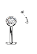 BELLY RING - TITANIUM - THREADLESS FLOATING