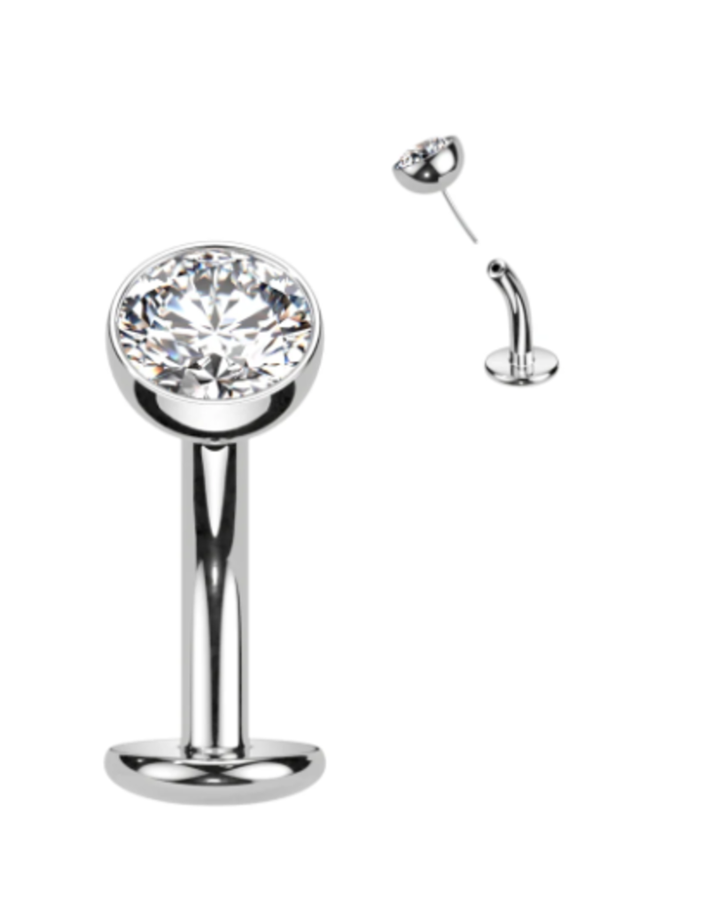 BELLY RING - TITANIUM - THREADLESS FLOATING