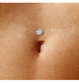 BELLY RING - TITANIUM - THREADLESS FLOATING