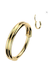 NOSE DOUBLE HOOP - 20 GAUGE
