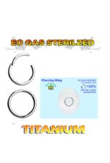 TITANIUM - HINGED SEGMENT - 20 GUAGE X 10 MM