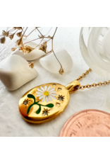 BELLIS - DAISY CHARM NECKLACE - GOLD