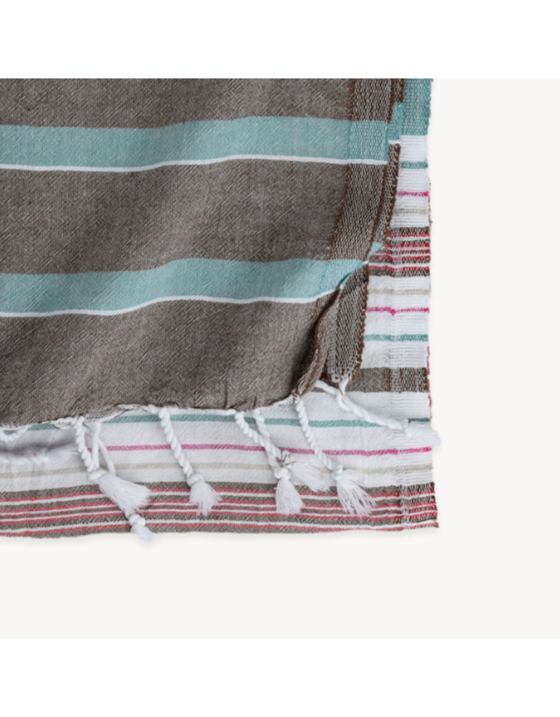 POKOLOKO PATIO STRIPE TURKISH BODY TOWEL