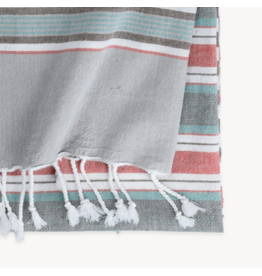 POKOLOKO PATIO STRIPE TURKISH BODY TOWEL