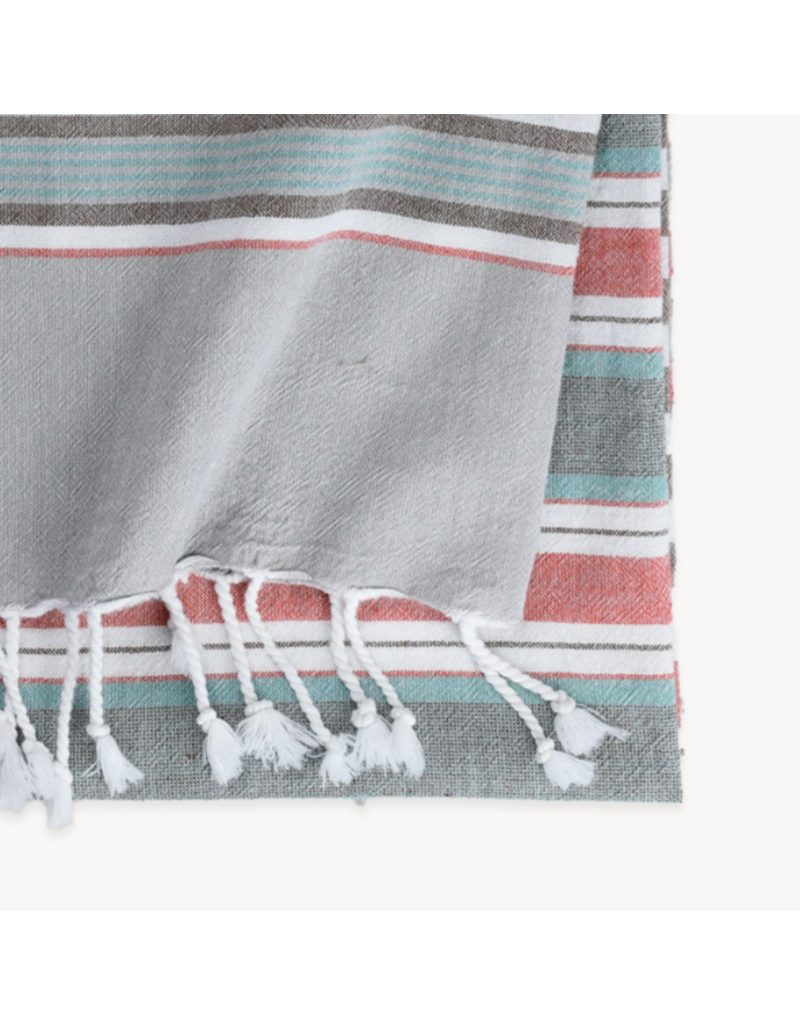 POKOLOKO PATIO STRIPE TURKISH BODY TOWEL