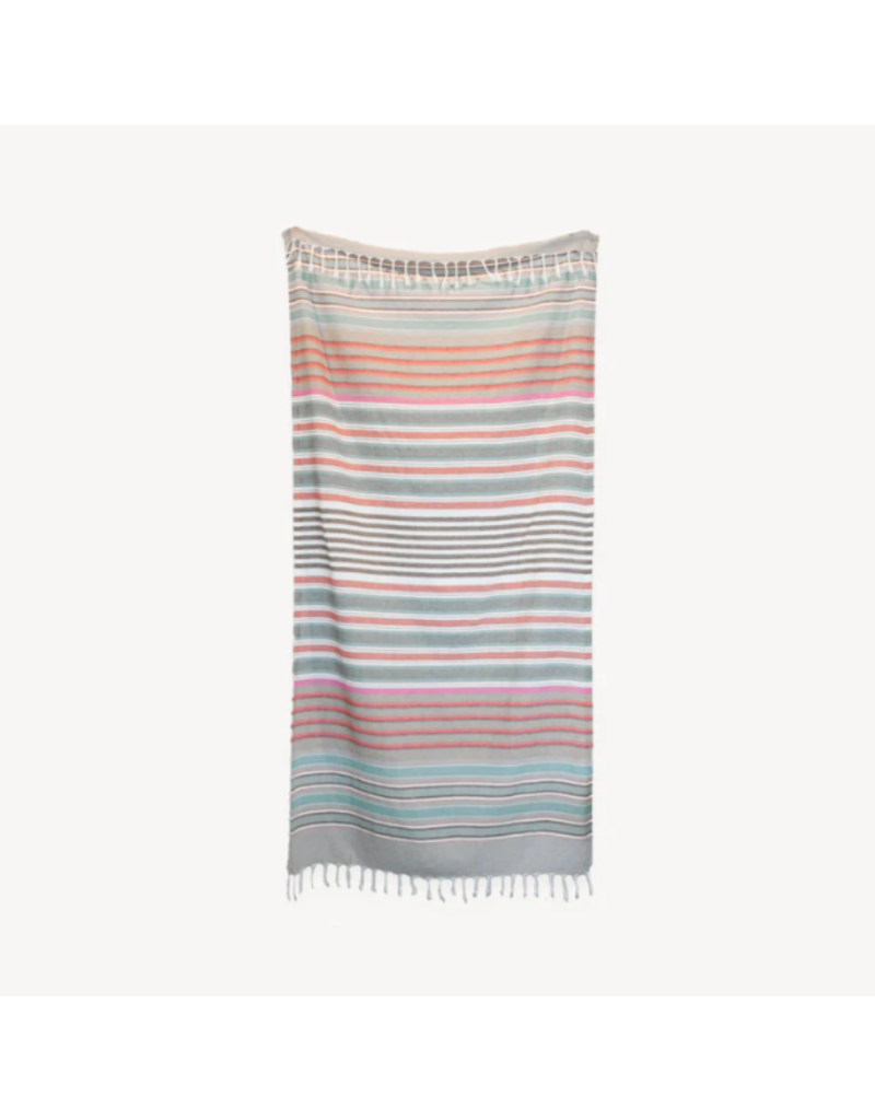 POKOLOKO PATIO STRIPE TURKISH BODY TOWEL