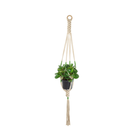 KNIT CROCHET PLANT HANGER