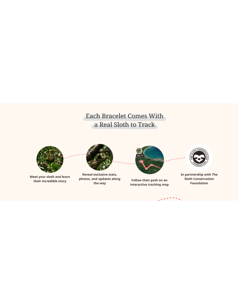 THE WANDER BRACELET - SLOTH