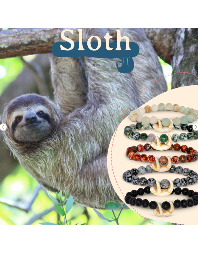 THE WANDER BRACELET - SLOTH
