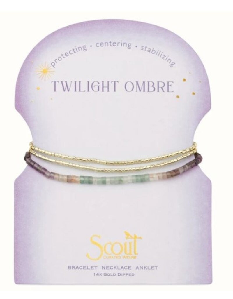 SCOUT OMBRE STONE WRAP BRACELET