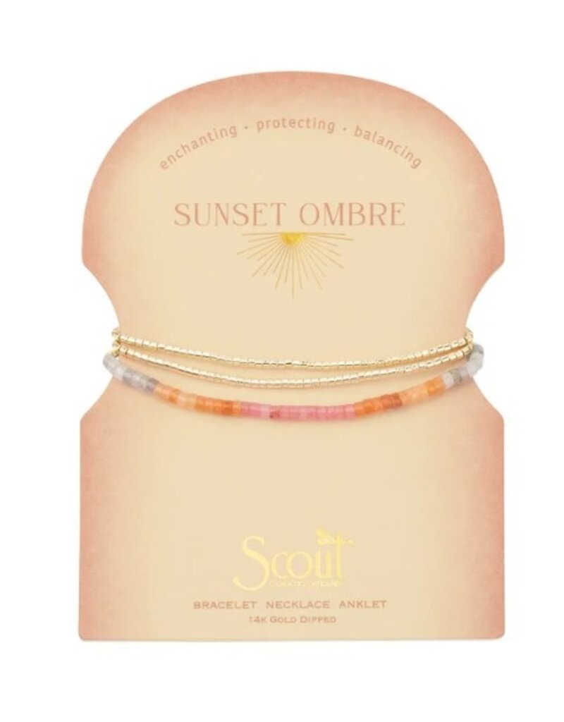 SCOUT OMBRE STONE WRAP BRACELET