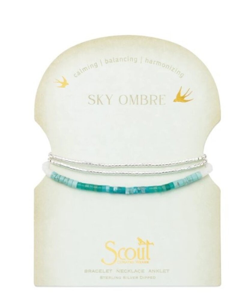 SCOUT OMBRE STONE WRAP BRACELET