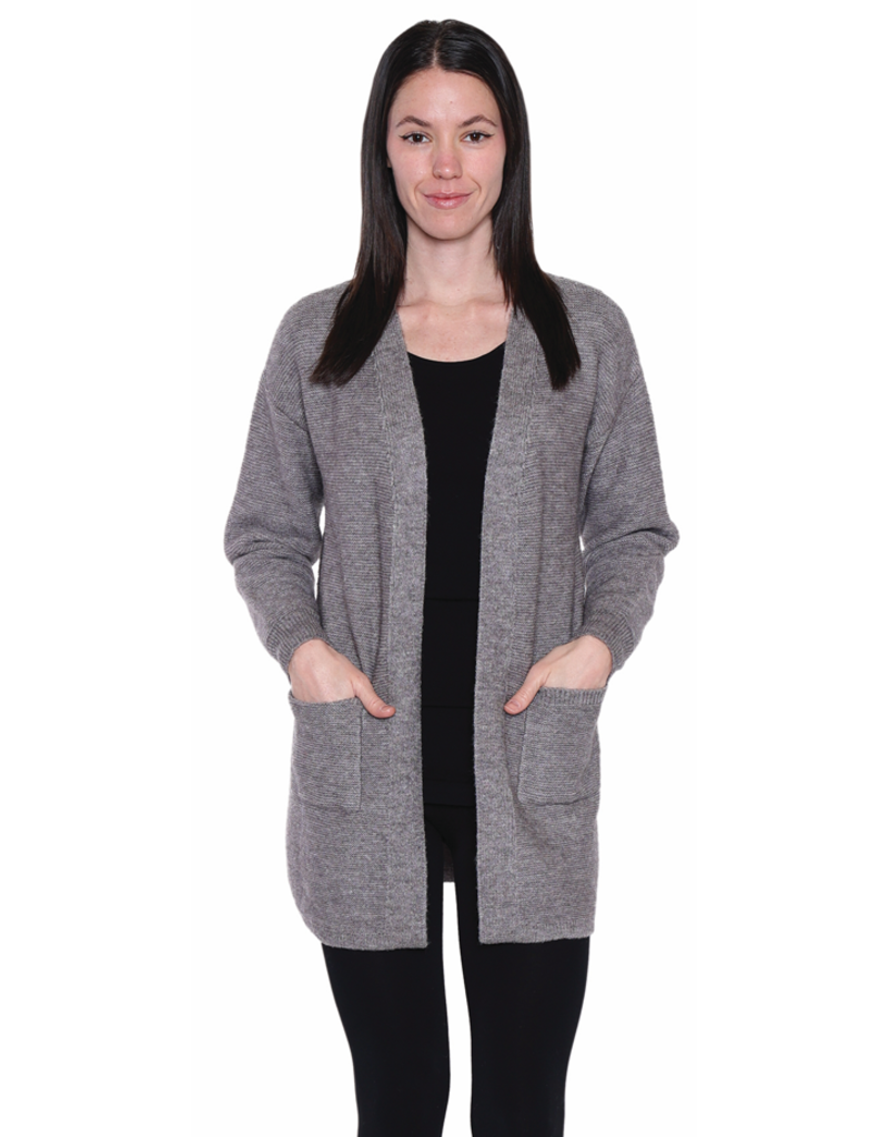 TAUPE/GREY  CARDIGAN