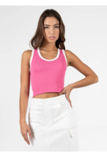 C'EST MOI BAMBOO DEEP SCOOP NECK TANK 1014