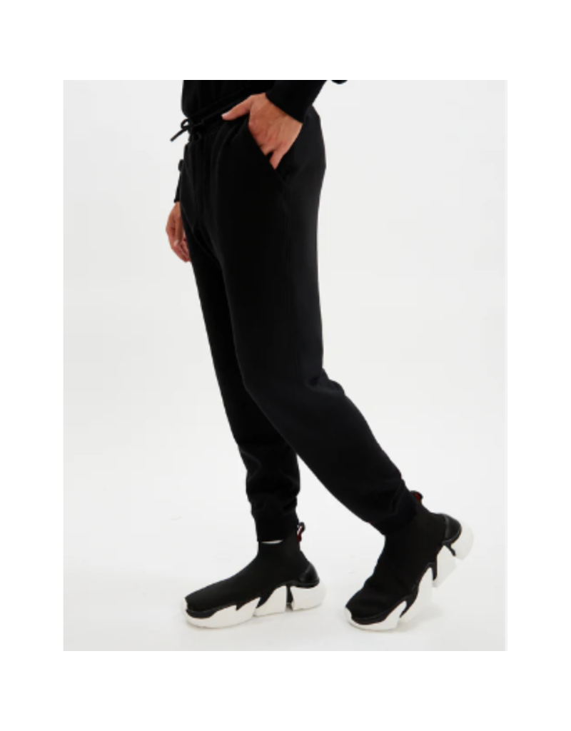 MENS FRENCH TERRY BLACK  JOGGER