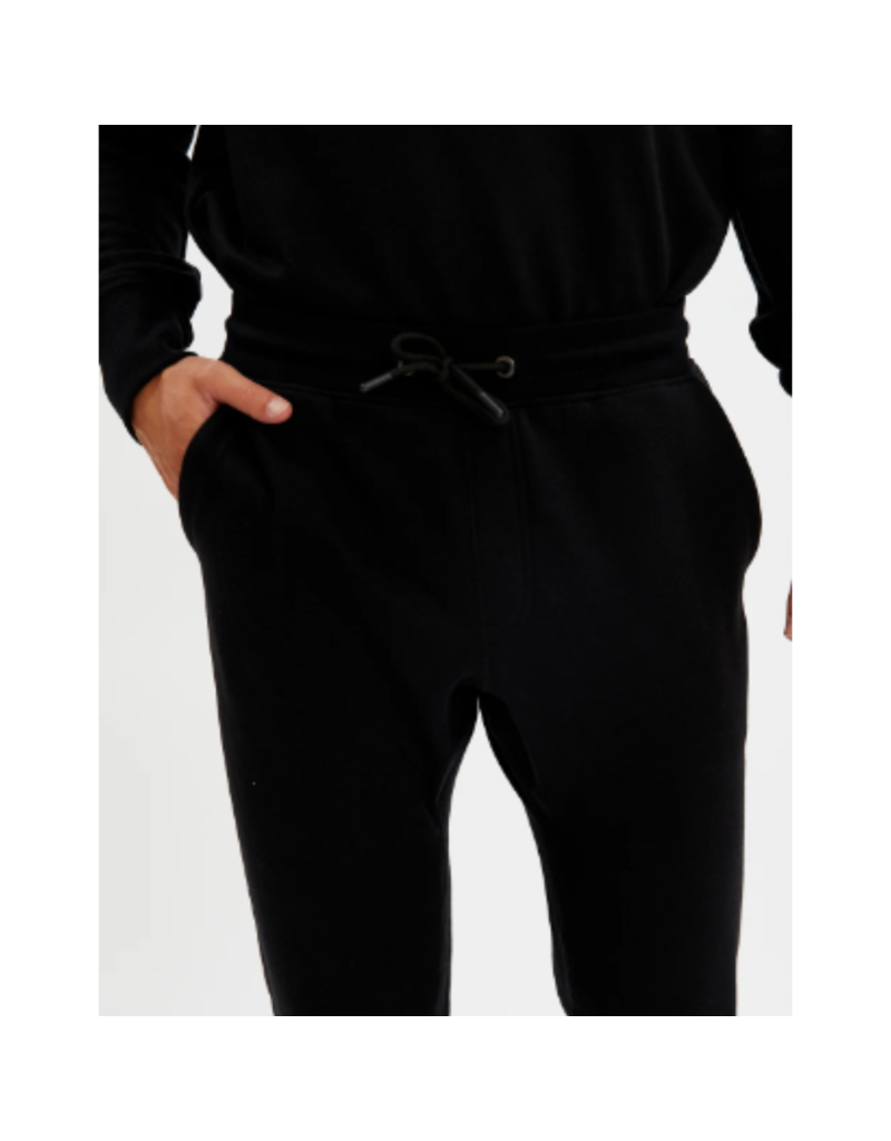 MENS FRENCH TERRY BLACK  JOGGER