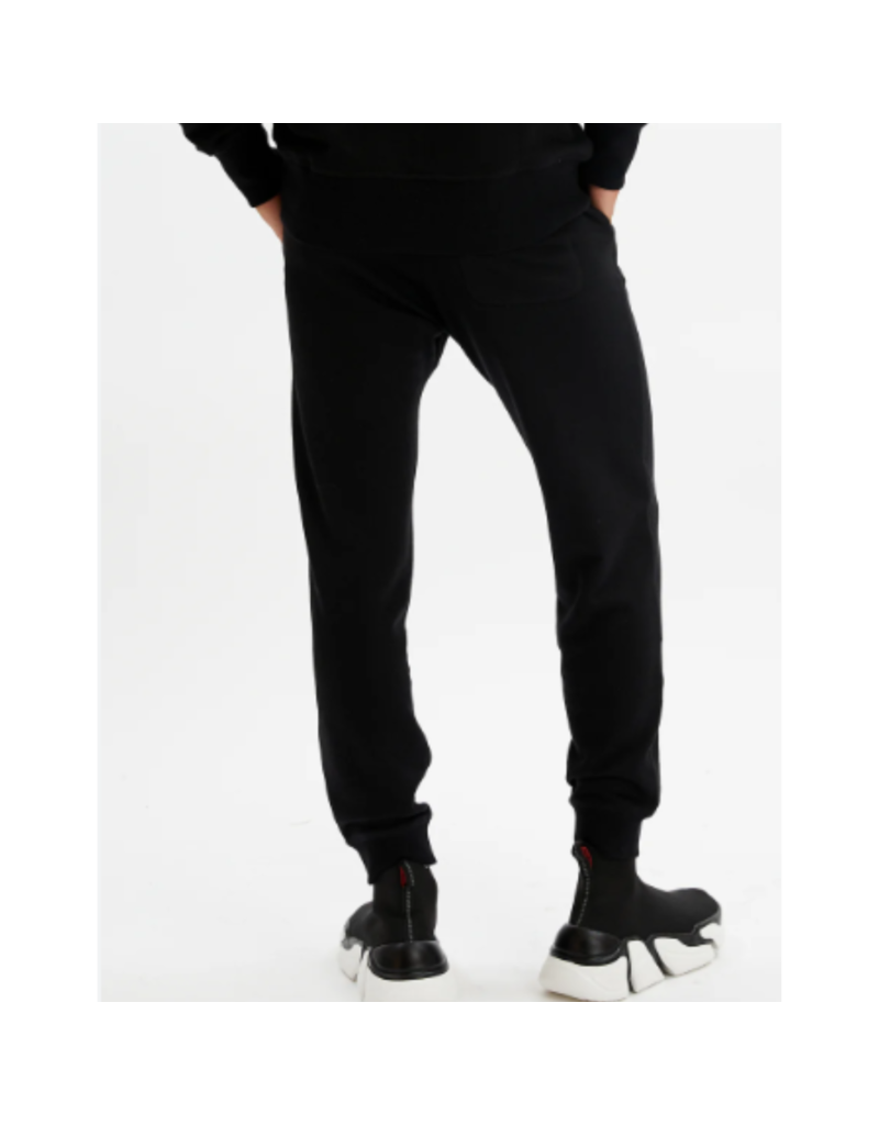 MENS FRENCH TERRY BLACK  JOGGER