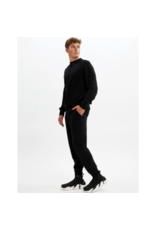 MENS FRENCH TERRY BLACK  JOGGER