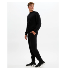 MENS FRENCH TERRY BLACK  JOGGER