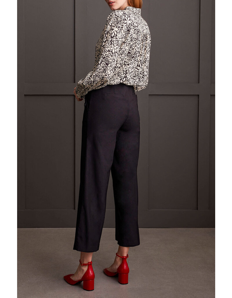 TRIBAL PULL ON PALAZZO W/ BUTTON DETAIL