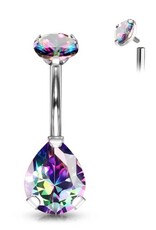 BELLY RING - TITANIUM - TEARDROP