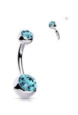 BELLY RING - TITANIUM - INTERNALLY THREADED