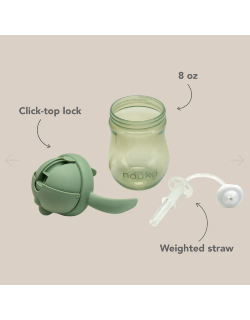 NOUKA NON SPILL STRAW WEIGHTED CUP