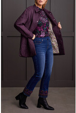 TRIBAL QUILTED SNAPPED FRONT SHACKET