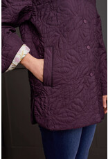 TRIBAL QUILTED SNAPPED FRONT SHACKET