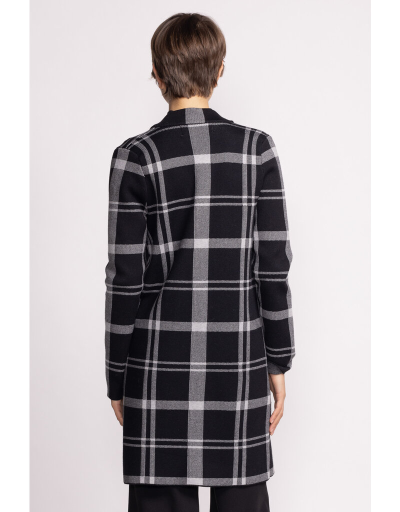 HARMON PLAID CARDI