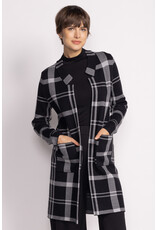 HARMON PLAID CARDI