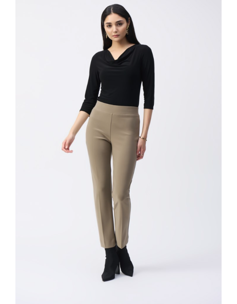 JOSEPH RIBKOFF SILKY KNIT COWL NECK TOP
