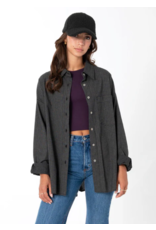 C'EST MOI CHECK PATTERN OVERSIZED BLOUSE