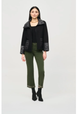JOSEPH RIBKOFF SWEATER KNIT ZIPPED JACKET