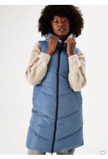 REVERSIBLE LONG PUFFER VEST