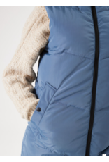 REVERSIBLE LONG PUFFER VEST