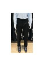 MARCO SARTO MENS BLACK DRESS PANTS